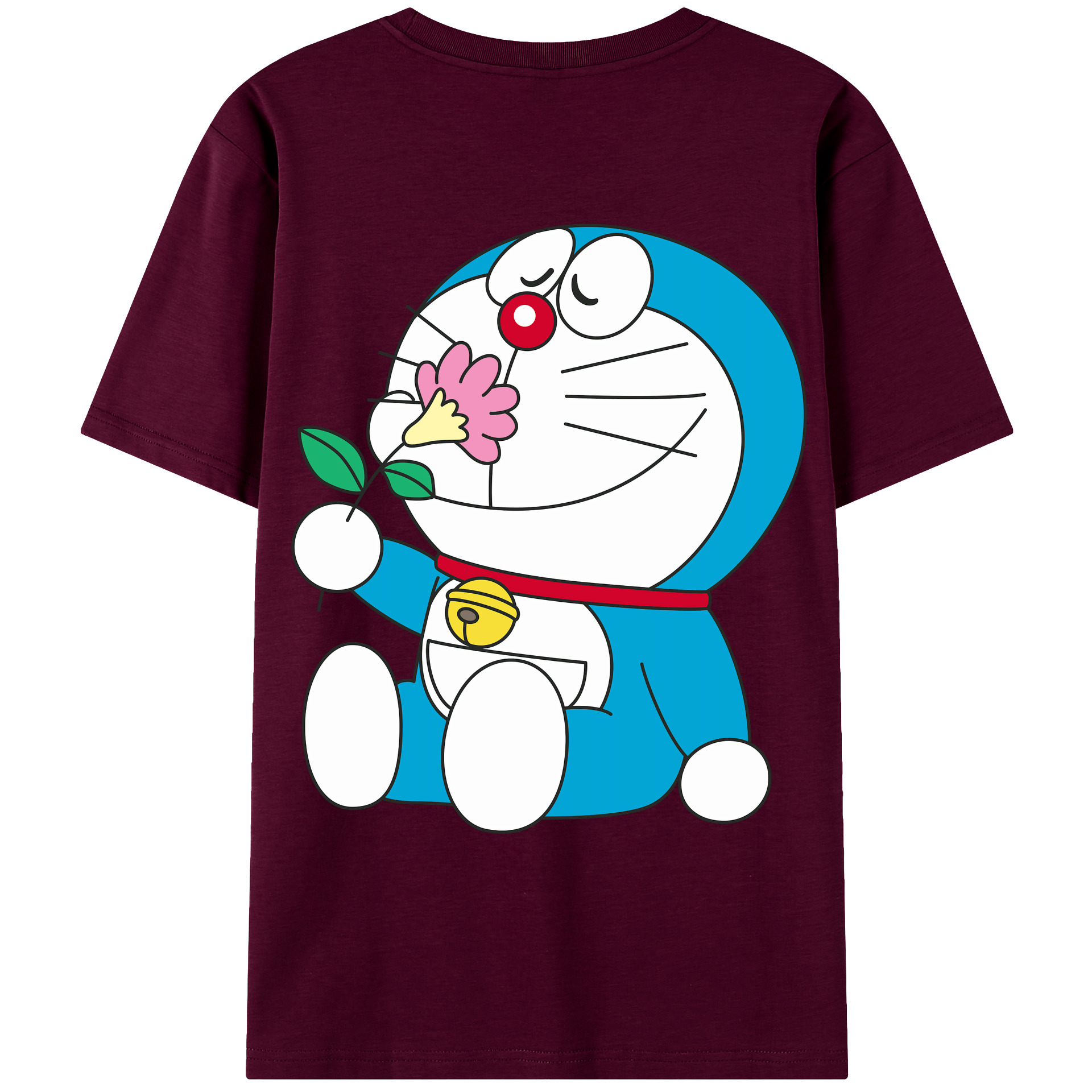 （画像用） ドラえもん Doraemon レディース半袖Tシャツ(バックプリント)